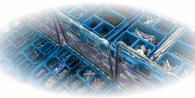 Como organizar parafusos?